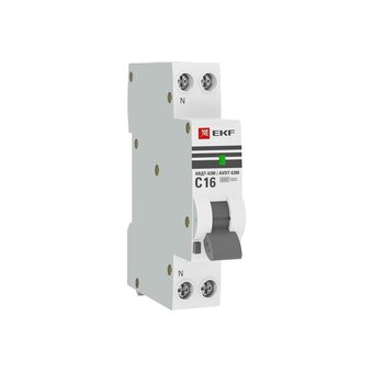  Дифавтомат EKF АВДТ-63М PROxima (DA63M-16-30) 