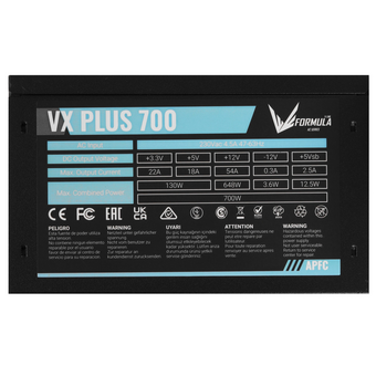  Блок питания Formula AC VX Plus (VX-700 Plus) ATX 700W (20+4pin) APFC 120mm fan 4xSATA RTL 