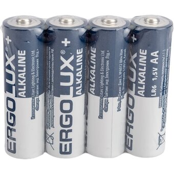  Батарейка AA ERGOLUX LR06-40Box Промо Alkaline (14673) 