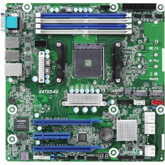  Материнская плата ASROCK X470D4U/VN 