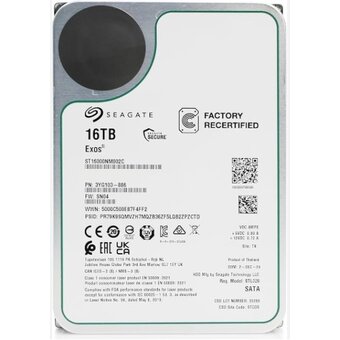  HDD Seagate Exos X16 ST16000NM002C SATA 16Tb 6Gb/s 7200 512Mb 1 year warranty 
