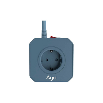  Сетевой фильтр AGNI TP-VE4U5E 2м синий 