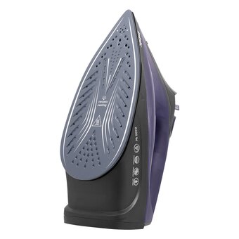  Утюг BBK ISE-2413 черный/фиолетовый 