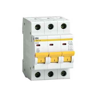  Автоматический модульный выключатель IEK ИЭК MVA20-3-032-B 