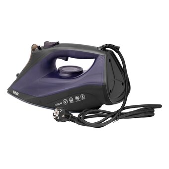  Утюг BBK ISE-2413 черный/фиолетовый 