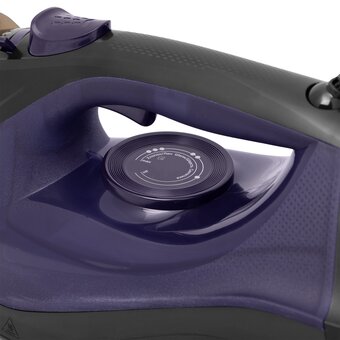  Утюг BBK ISE-2413 черный/фиолетовый 