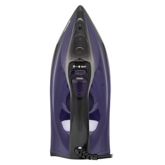  Утюг BBK ISE-2413 черный/фиолетовый 
