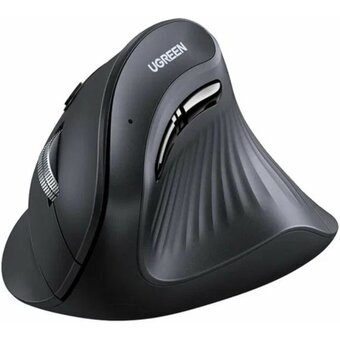  Беспроводная мышь UGREEN MU008S (85081) Multi-mode Wireless Vertical Mouse 2.4 GHz BT черный 
