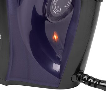  Утюг BBK ISE-2413 черный/фиолетовый 