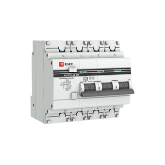  Дифавтомат EKF АД-32 PROxima (DA32-25-100S-4P-pro) 