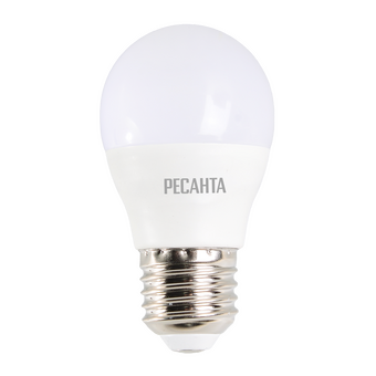  Лампа светодиодная Ресанта LL-R-G45-7W-230-4K-E27 