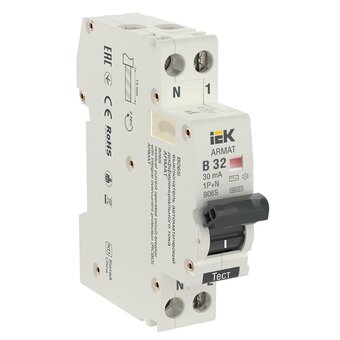 Дифавтомат IEK Armat АВДТ B06S (AR-B06S-1N-B32C030) 