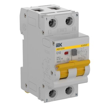  Дифавтомат IEK Karat АВДТ32EM (KA-VD14-1-010-C-030-AC) 