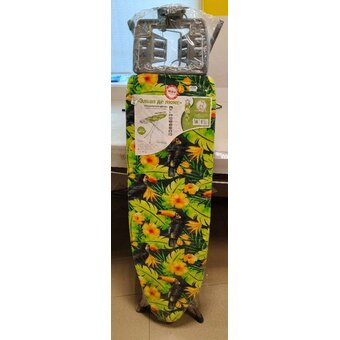  УЦ Доска гладильная Ника Эльза де люкс ЭЛ/3 с туканами (плохая упаковка, нет одной резиновой накладки на ножках) 