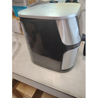  УЦ Аэрогриль HOCO HJD54A 8L multifunctional air fryer черный (плохая упаковка, потертости, сломано крепление у крышки) 