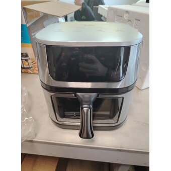  УЦ Аэрогриль HOCO HJD54A 8L multifunctional air fryer черный (плохая упаковка, потертости, сломано крепление у крышки) 