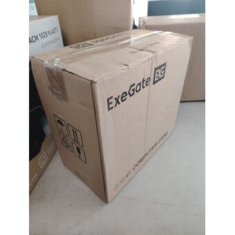  УЦ Корпус Exegate mEVO-7803 EX296979RUS Minitower mATX, без БП (плохая упаковка, вмятина на корпусе) 