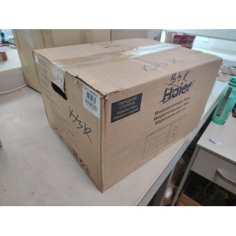  УЦ Микроволновая печь BBK 20MWS-723T/B черный (плохая упаковка, б/у, нет документация, замена панели управления) 