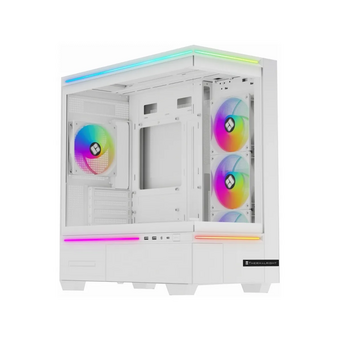  Корпус Thermalright M10 White Fan4-C (TRTLM10WF4C) / TG / 4x120mm ARGB PWM Fans / USB Type-C / mATX 