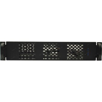  Корпус Procase 2U420-04 (2U Rack, черный, без блока питания(PS/2), глубина 420мм, MB 9.6"x9.6" 4 HDD) 