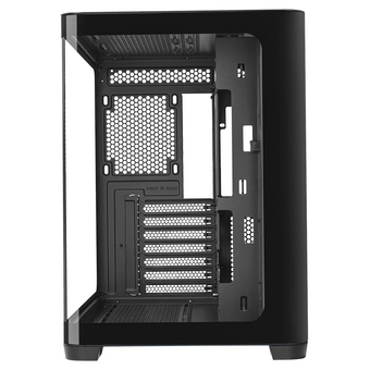  Корпус SAMA V60E Black (V60E-BKADA0X1-GL), без БП, Midi-Tower, TG, no fans, 2xUSB 3.0 + 1xUSB 3.2 Type-C, ATX, mITX 