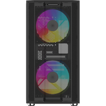  Корпус SAMA S30 Black (S30-BKMPA3X1-GL), без БП, Midi-Tower, TG, 2x140mm + 1x120mm ARGB, 1xUSB 3.0 3.1 Type-C, mATX, mITX 