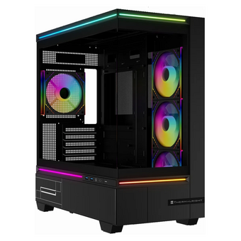  Корпус Thermalright M10 Black Fan4-M (TRTLM10BF4M) / TG / 4x120mm ARGB PWM Fans / USB Type-C / mATX 