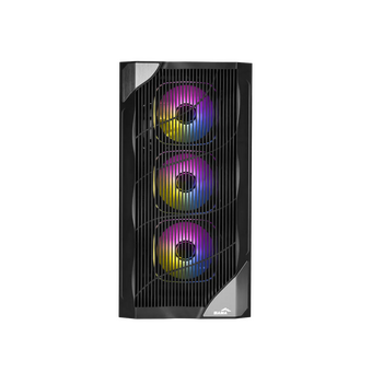  Корпус SAMA V42 Black (V42-BKAMA4X1-GL), без БП, Midi-Tower, TG, 4x120mm ARGB, 2xUSB 3.0 + 1xUSB 3.2 Type-C, ATX, mITX 