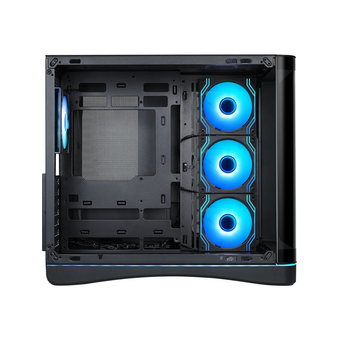  Корпус SAMA V62S Black (V62S-BKADA4X1-GL), без БП, Midi-Tower, TG, 4x120mm ARGB, 2xUSB 3.0 + 1xUSB 3.2 Type-C, ATX, mITX 