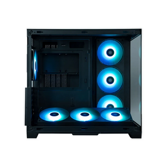  Корпус XASTRA QR500 7ARGB-FC-C6-UC Black (QR500-2FA36A-1FC12A-C6-UC)ATX/Aquarium/2 Curve Gl/2x360mm+1*120mm ARGB PWM FC fans/Argb+PWM HUB 6port/Type-C 