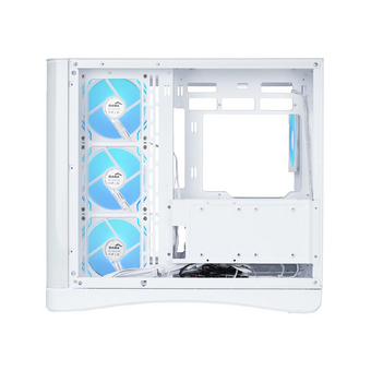  Корпус SAMA V62S White (V62S-WHADA4X1-GL), без БП, Midi-Tower, TG, 4x120mm ARGB, 2xUSB 3.0 + 1xUSB 3.2 Type-C, ATX, mITX 