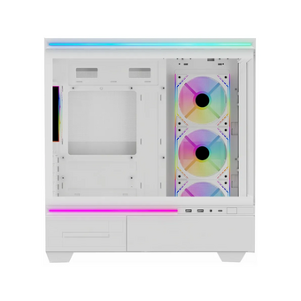  Корпус Thermalright M10 White Fan4-M (TRTLM10WF4M) / TG / 4x120mm ARGB PWM Fans / USB Type-C / mATX 
