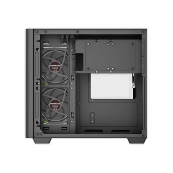  Корпус Powercase Vision Micro M5B (CVMM5B-A3), Curved Glass, Type-C, 3x 120mm ARGB PWM Fan, чёрный, mATX 