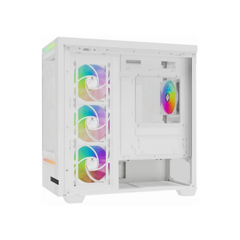  Корпус Thermalright M10 White Fan4-C (TRTLM10WF4C) / TG / 4x120mm ARGB PWM Fans / USB Type-C / mATX 