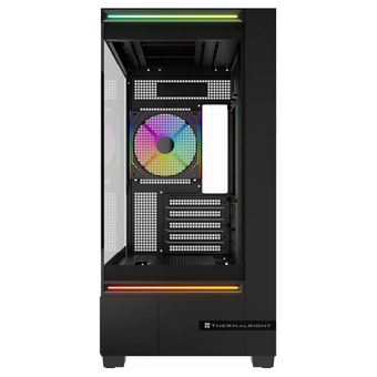  Корпус Thermalright M10 Black Fan4-M (TRTLM10BF4M) / TG / 4x120mm ARGB PWM Fans / USB Type-C / mATX 