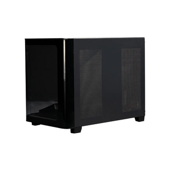  Корпус XASTRA QR500M 6ARGB-FM-C10-UC Black (QR500M-6FM12A-C10-UC) mATX/Aquarium/2 Curve Glass/6x120mm ARGB PWM FM fans/Argb+PWM HUB 10port /Type-C 