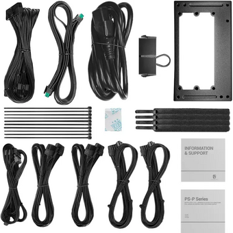  Блок питания Deepcool PS1000P (R-PSA00P-FE0B-WGEU) SFX 1000W (20+4pin) APFC 92mm fan 6xSATA Cab Manag RTL 