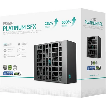  Блок питания Deepcool PS850P (R-PS850P-FE0B-WGEU) SFX 850W (20+4pin) APFC 92mm fan 6xSATA Cab Manag RTL 