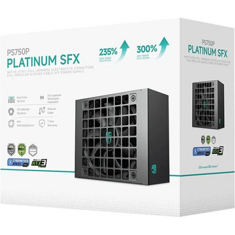  Блок питания Deepcool PS750P (R-PS750P-FE0B-WGEU) SFX 750W (20+4pin) APFC 92 mm fan 6xSATA Cab Manag RTL 