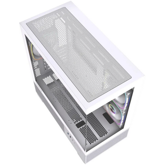  Корпус Powercase Vision Micro S3W (CVMMSW-A3), Tempered Glass, Type-C, 3x 120mm ARGB PWM Fan, белый, mATX 