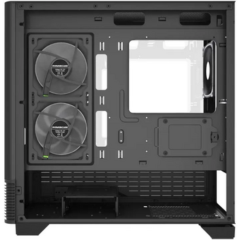  Корпус Powercase Vision Micro M6B (CVMM6B-A3), Curved Glass, Type-C, 3x 120mm ARGB PWM Fan, чёрный, mATX 