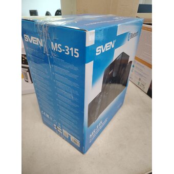  УЦ Акустическая система SVEN MS-315 чёрный (плохая упаковака, замена динамика) 