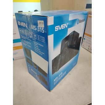  УЦ Акустическая система SVEN MS-315 чёрный (плохая упаковака, замена динамика) 