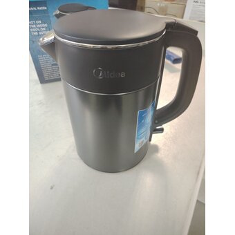  УЦ Электрочайник Midea МК-8076 черный (плохая упаковка, царапины внутри резервуара) 