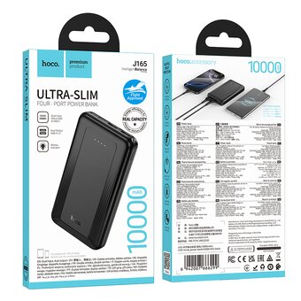  Аккумулятор внешний резервный HOCO J165 Honey power bank 10000mAh черный 