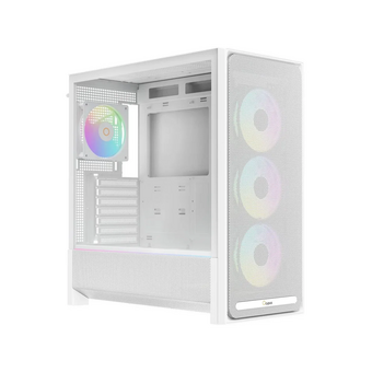  Корпус Ocypus Delta C70 WH ARGB (Delta-C70-WHG400XX-GL), без БП, Midi-Tower, TG, 4x120mm 2xUSB-A 3.0 + 1xUSB-C 3.1, E-ATX, ATX, mITX W 