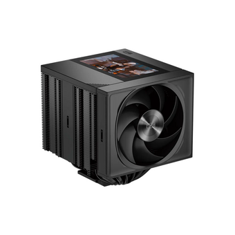  Кулер PcCooler RZ820 Display BK (290W, 4-pin PWM, LED, 169mm, Al/Cu, 8x6mm, 1x140mm + 1x150mm, 71.9/78.7CFM, 27.1/35.8dBA) 