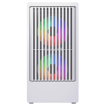  Корпус Powercase Mistral SM07 ARGB (CMMSM07W-A3), Tempered Glass, 3x120mm ARGB PWM fans, белый, mATX 