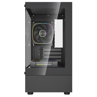  Корпус Powercase Vision Micro M1 ARGB (CVMM1B-A3), Tempered Glass, 3x 120mm ARGB fans, чёрный, mATX 