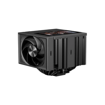  Кулер PcCooler RZ820 Display BK (290W, 4-pin PWM, LED, 169mm, Al/Cu, 8x6mm, 1x140mm + 1x150mm, 71.9/78.7CFM, 27.1/35.8dBA) 